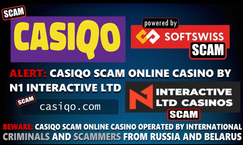 Casiqo Casino scam, By softswiss and softswiss NV